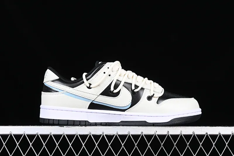 All Categories Nk SB Dunk Series Nk SB Dunk Low Low-top sneakers Customized large box Nk Dunk Low Panda Prank-Reverse Love SB strap low-top casual sneakers CW1590-100